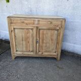 Parisian style natural wood sideboard