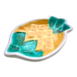 Empty pocket pineapple ceramic