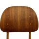 Vintage dining room chair Scandinavian 1960s plywood and teak design