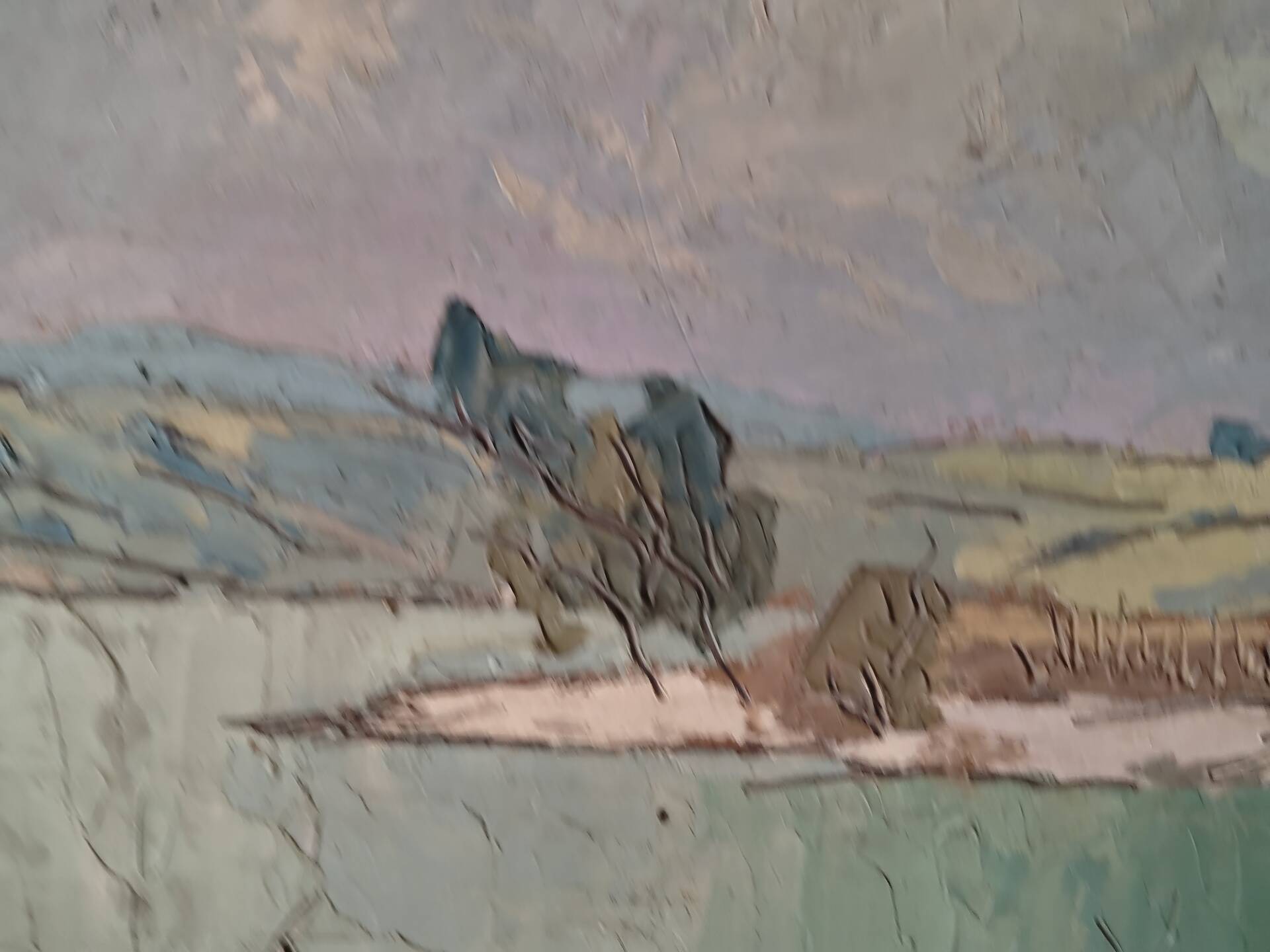 Double-sided oil by paulette genet (1890-1983) french school