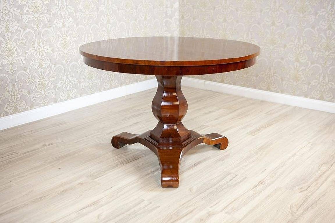 Vintage Mahogany Center Table, 1950s