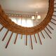 Wicker sun mirror