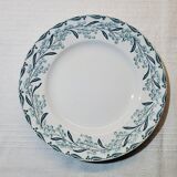 Lot de 4 assiettes à soupe en faïence de Moulin des Loups modèle Mimosas