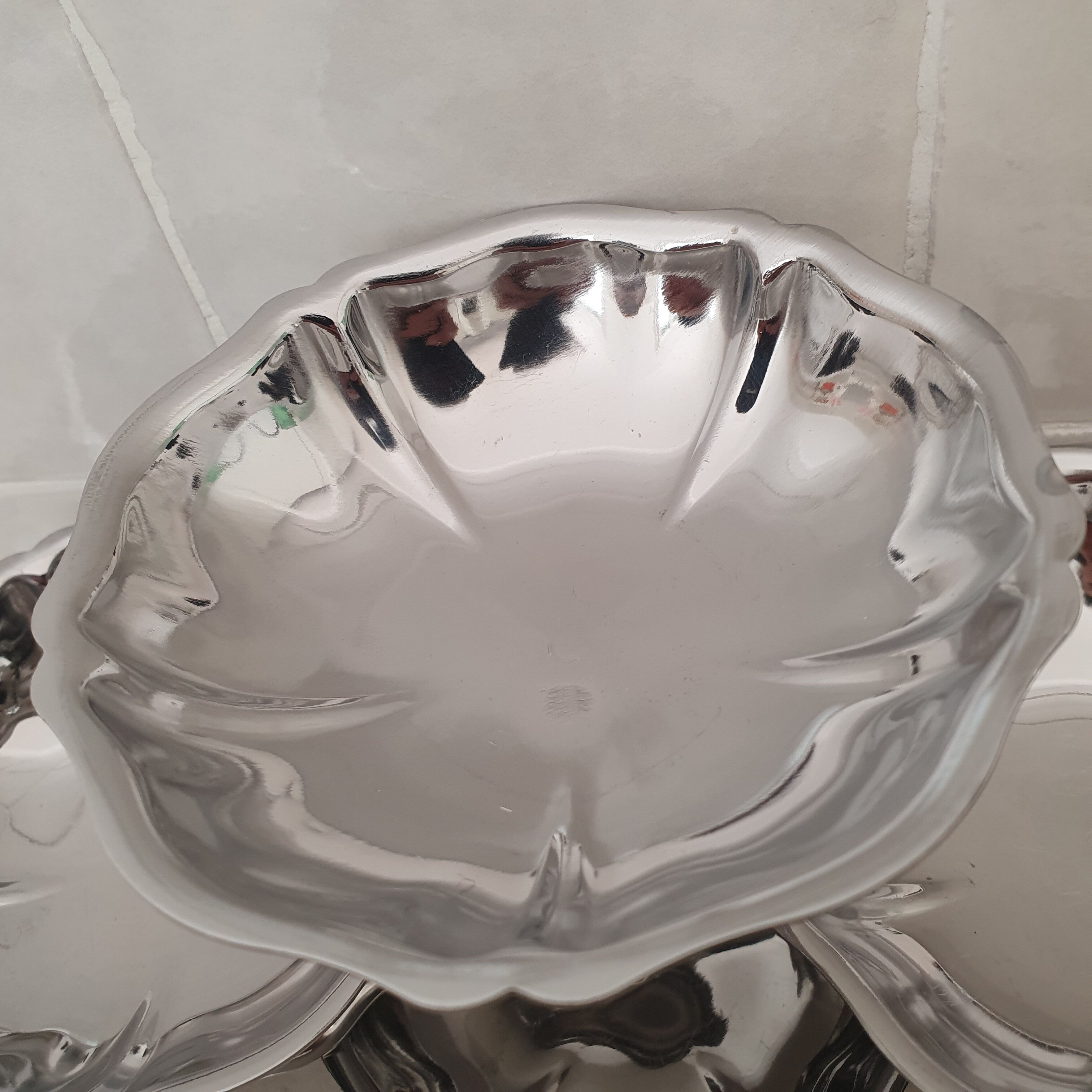 6 dessert bowls by Guy Degrenne in 18/10 stainless steel