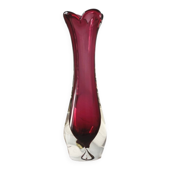 Vase en verre de Murano Chambord Fratelli Toso