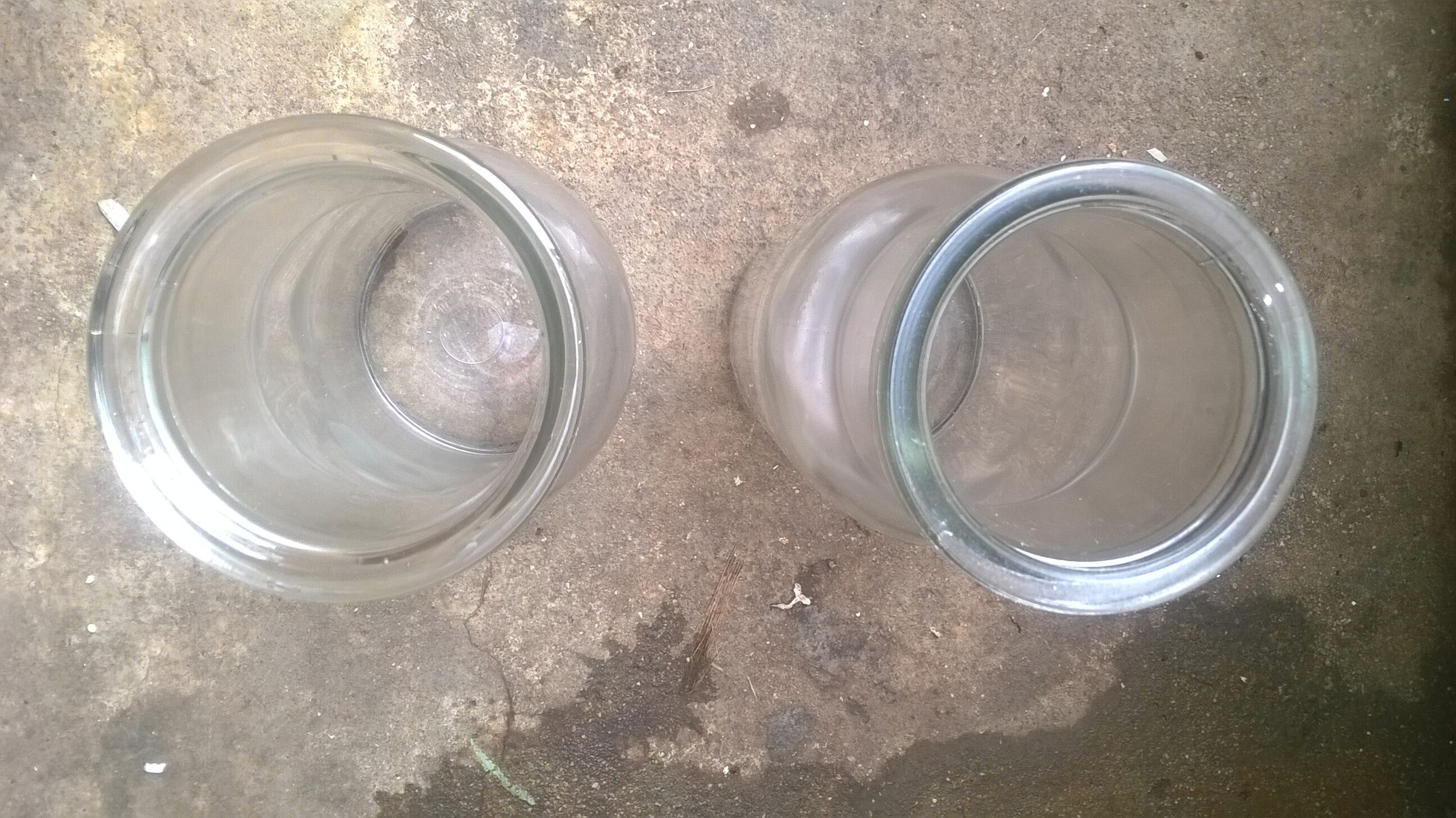 Glass bottles