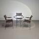 Beautiful dining set designed by Yuzuru Yamakawa. The chairs and table are