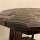 Japanese side table, carved wood, Liberty of London, 1900