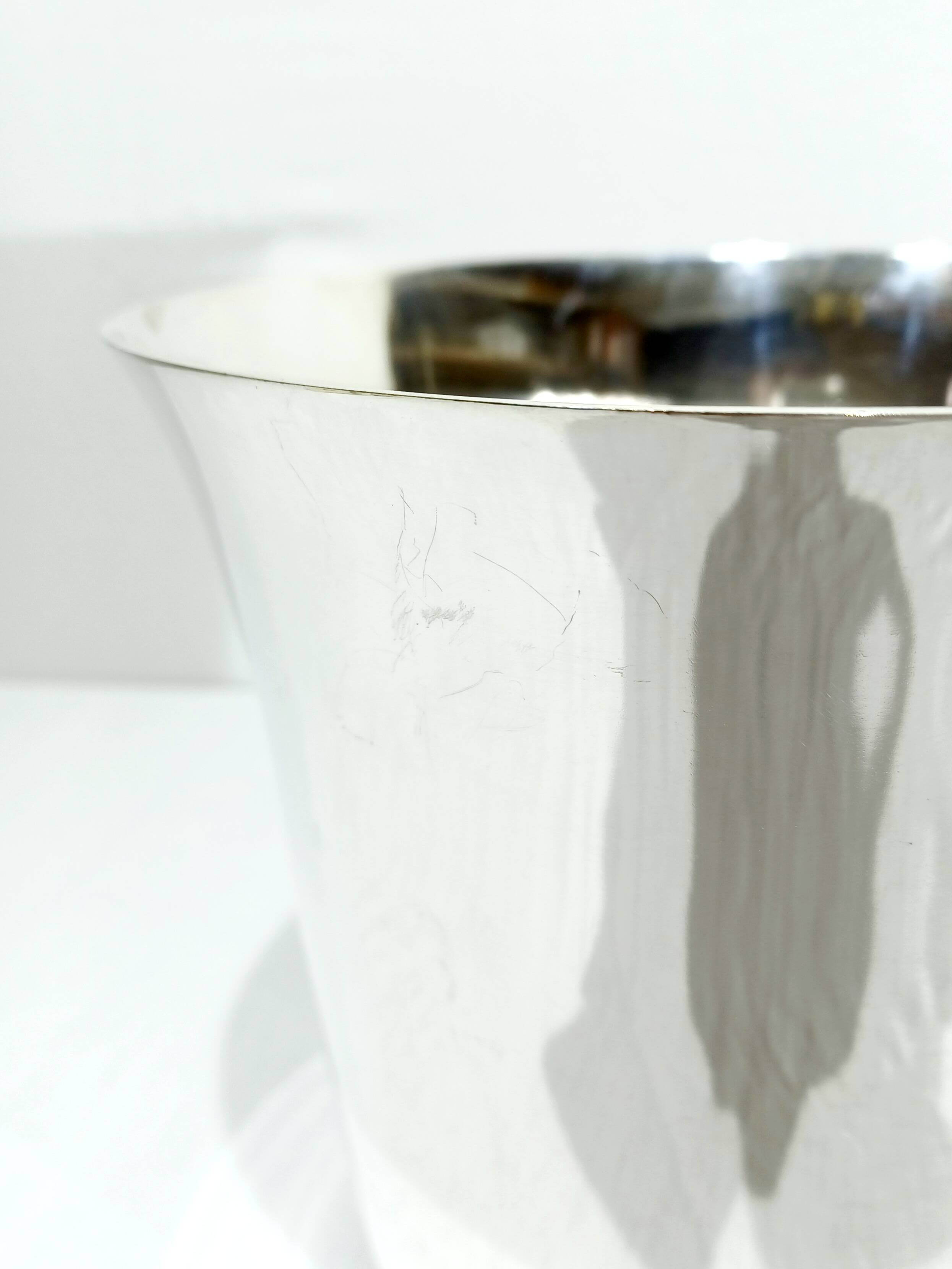 Silver-plated champagne bucket