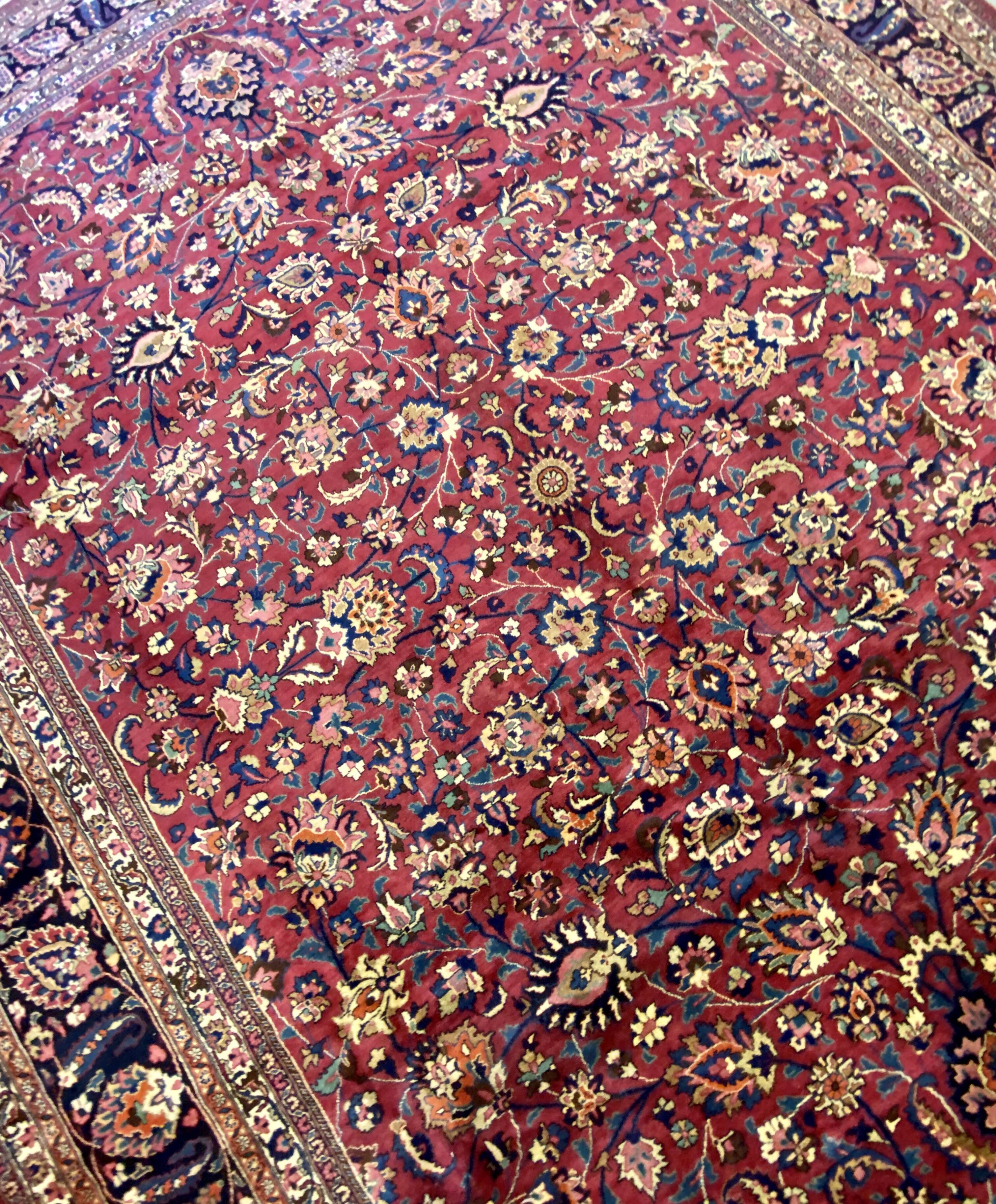 Iranian plum carpet