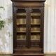 Breton library from the early 20th century in chestnut wood