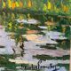 Old painting, barge at the dock, signed Maurice Pannetier, 70s/80s