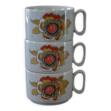 3 tasses vintage Tognana