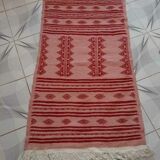 Berber carpet pink and Red 110 x 66 cm