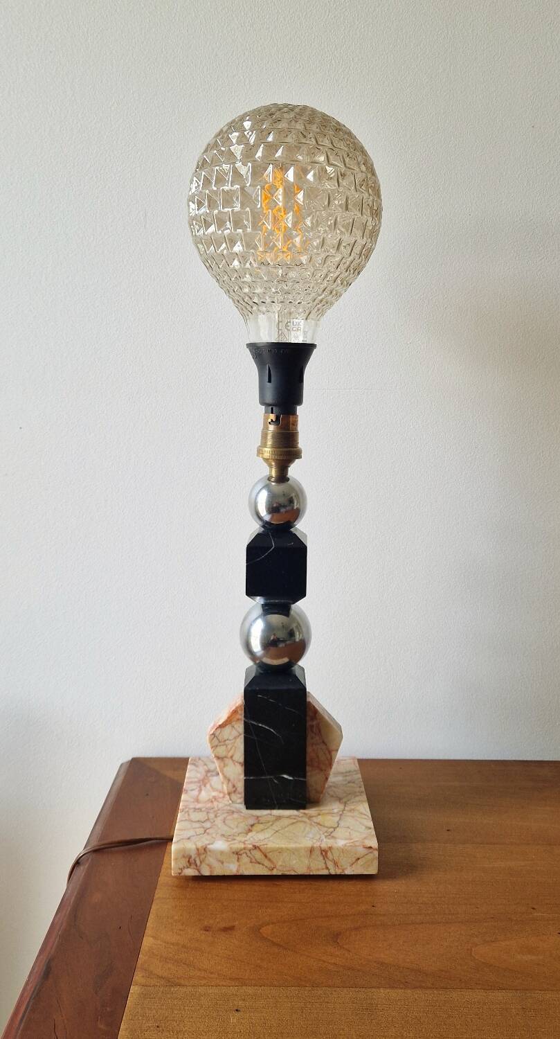 Art Deco modernist lamp base