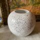 Large speckled ball vase 1980