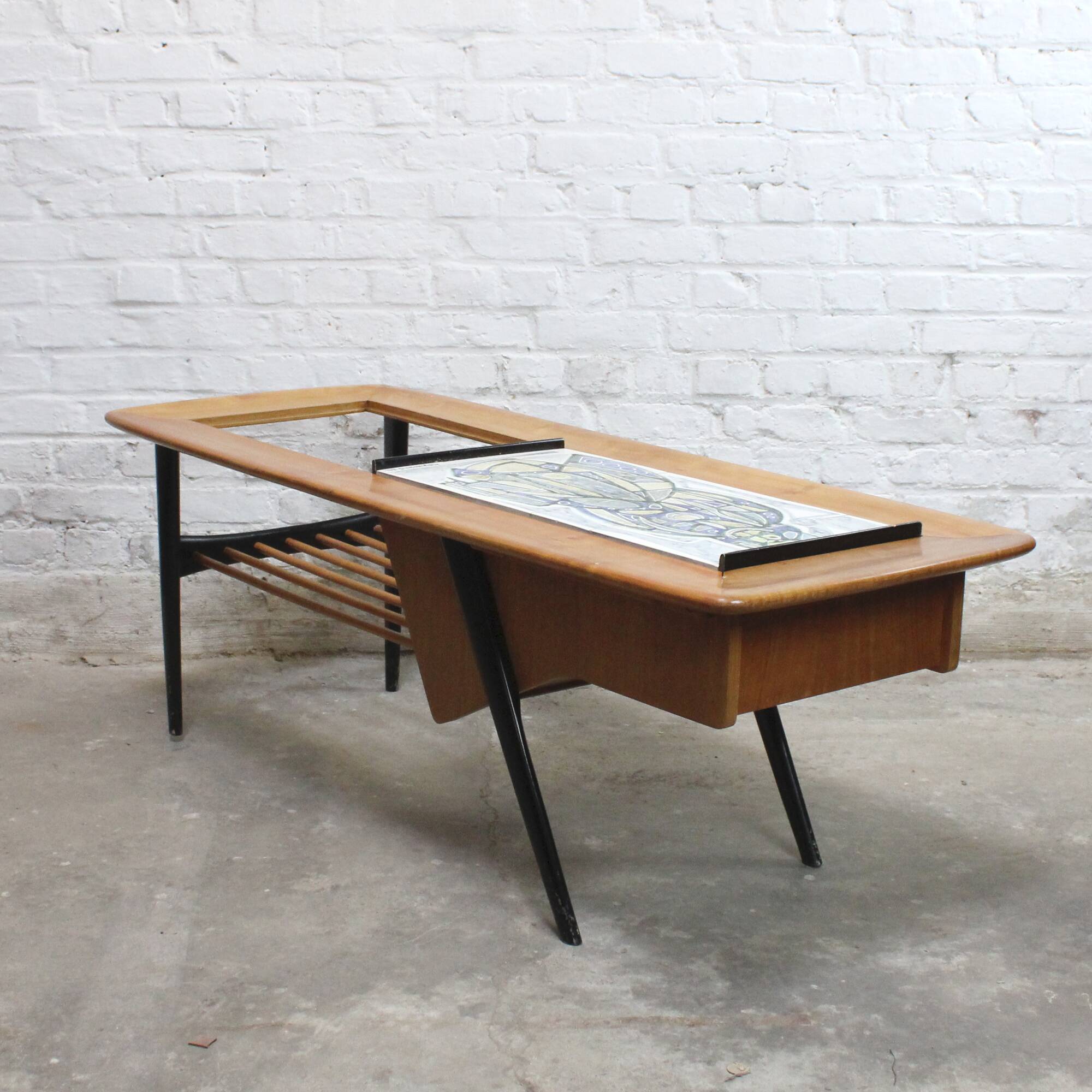 Table de salon - bar modèle 210 par Alfred Hendrickx pour Belform 1956