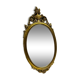 Miroir doré 74x38x3