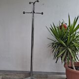 Mid Century Italian Modernist Chrome Coat Stand