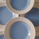Ensemble de 8 assiettes creuses modèle Excellence de L'amandinoise