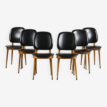 Set of six Pegase Chairs