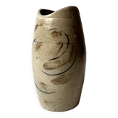 Handmade glazed ceramic vase