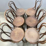 6 chaises Hofmann Bielitz (Modèle N°18, période 1900-1915)