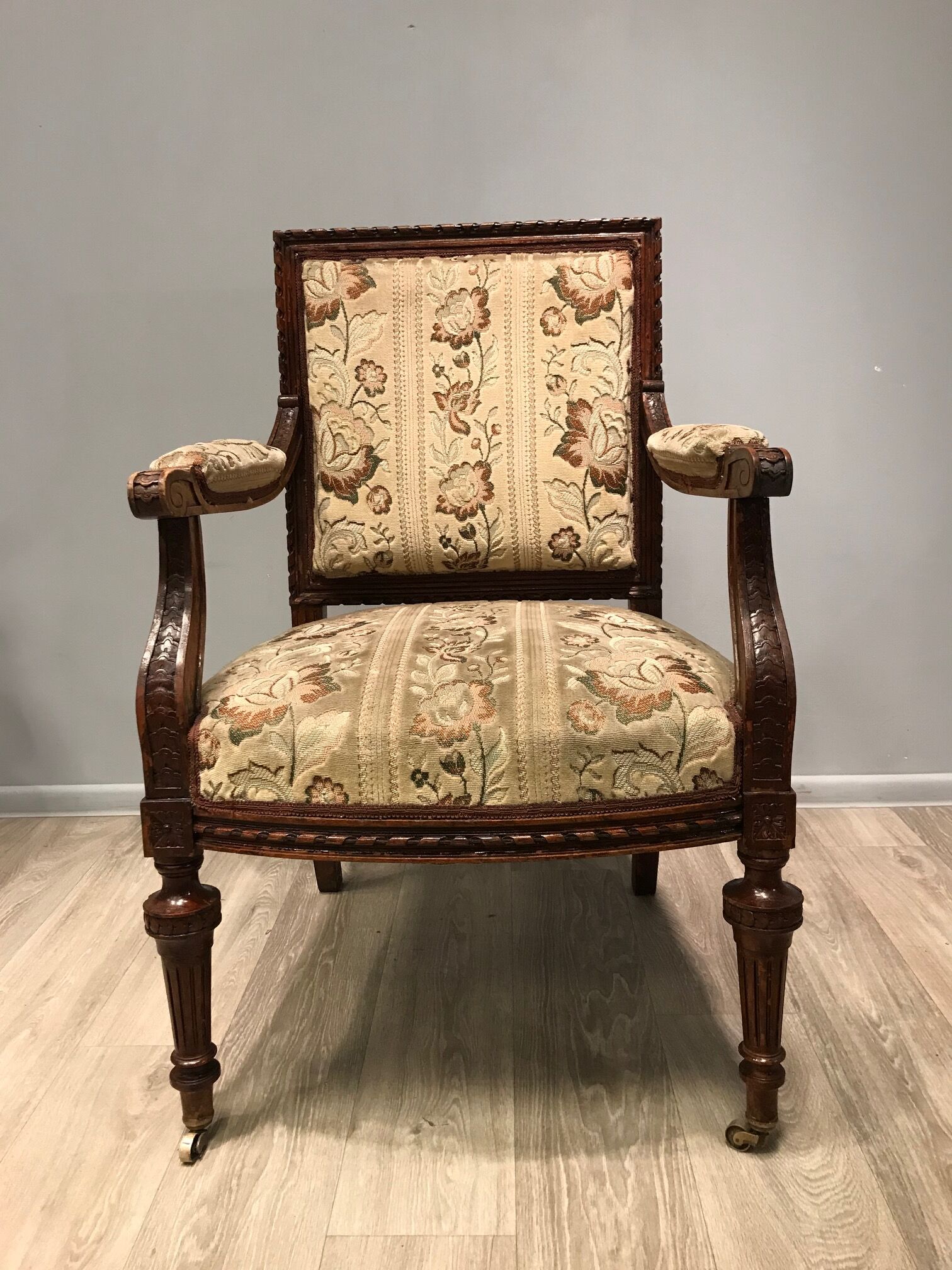 Sofa set and two armchairs, antique 19th century