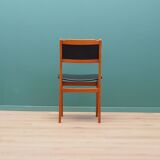Set of four beech chairs, Danish design, 1970s, production: Denmark