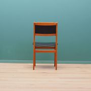 Ensemble de quatre chaises en hêtre, design danois, années 1970, production : Danemark
