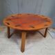 Table basse de bateau en acajou
