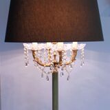 Lampadaire Napoléon à pampilles