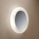 Vintage illuminated mirror in bubbled glass by Limburg - 1970s