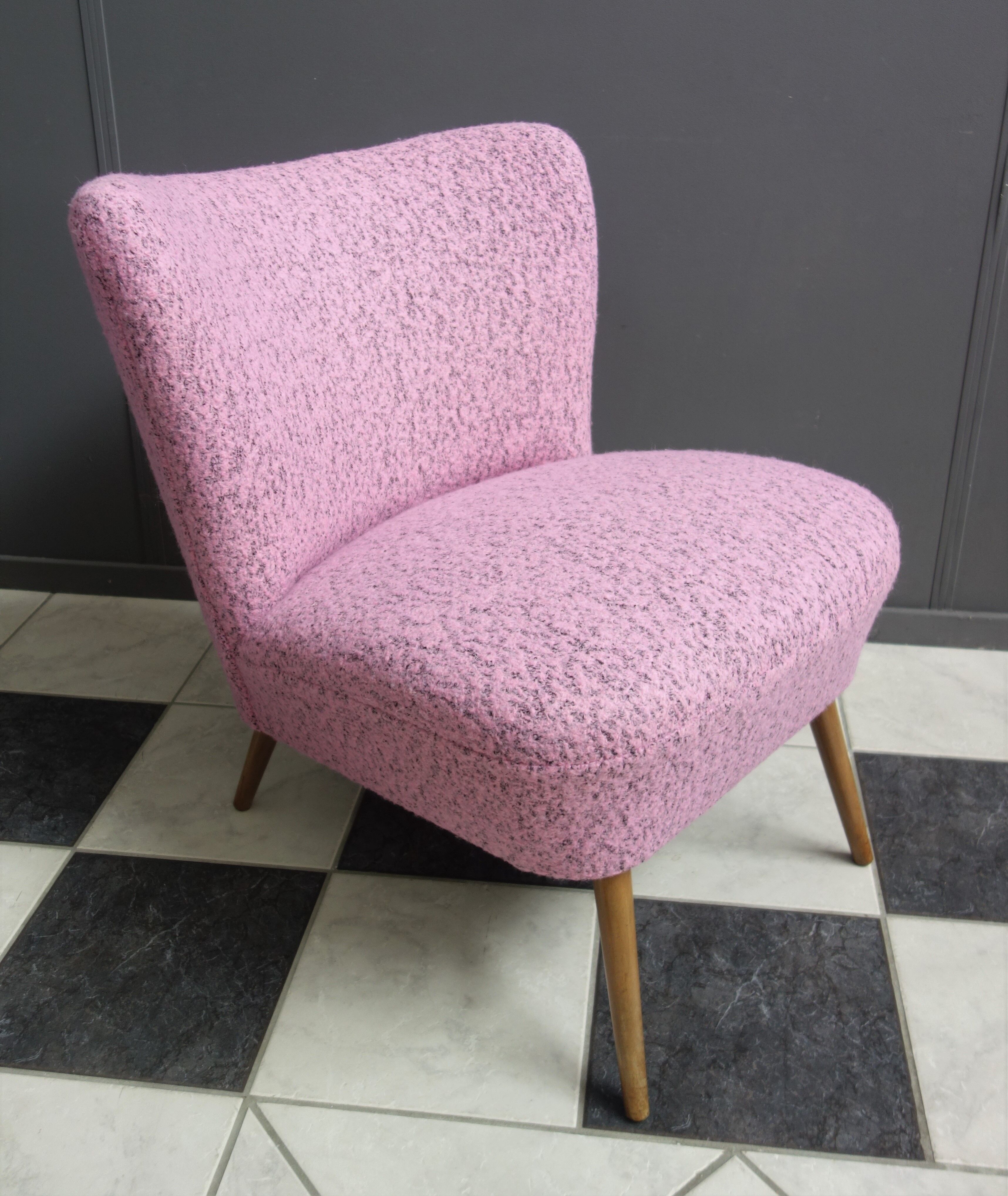 Pink cocktail chair 1960s