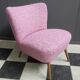 Pink cocktail chair 1960s