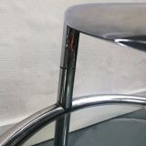 3-storey glass side table