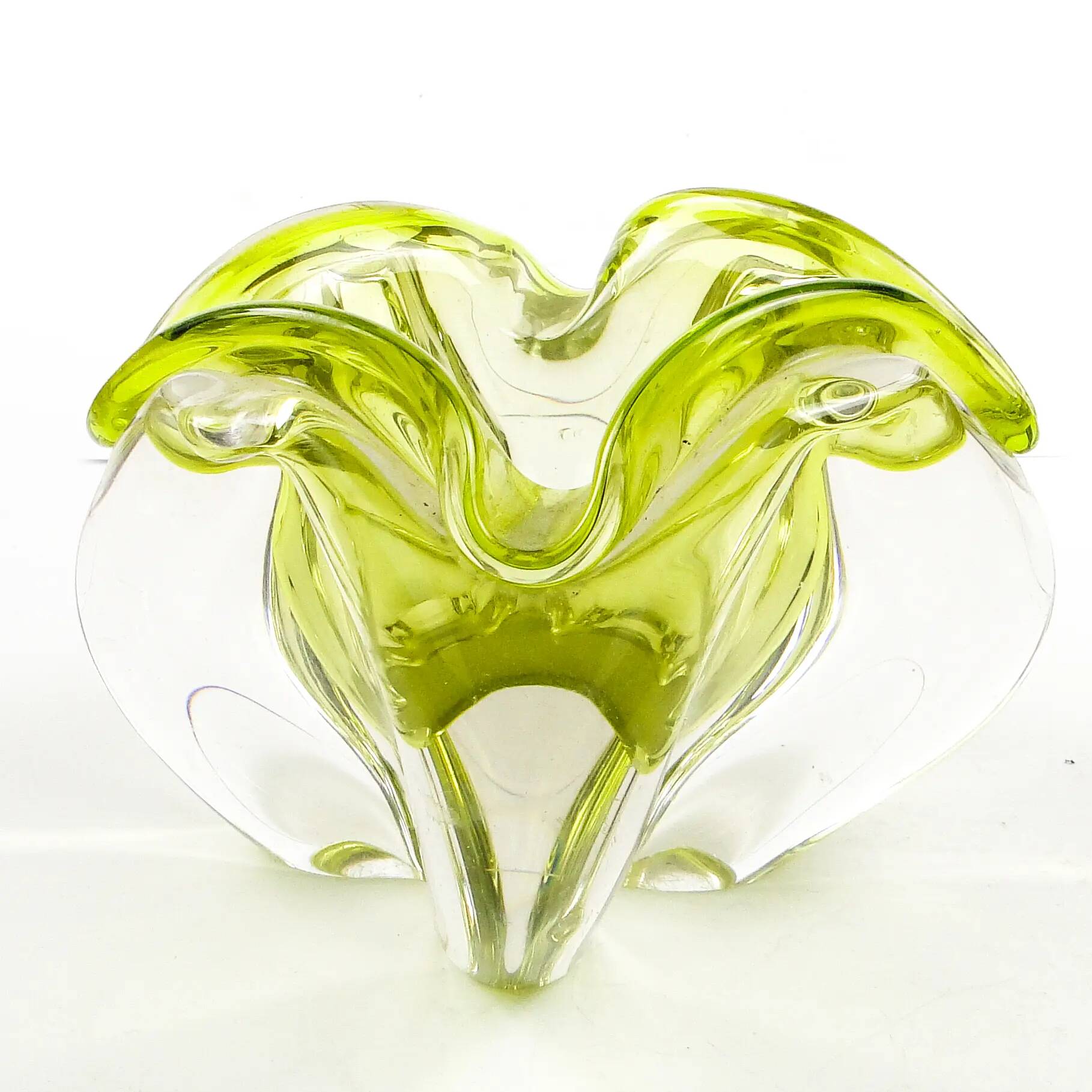 Mid-century modern organiser, glass, designed by J. Hospodka, Czechoslovakia, 1960s