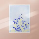 Flowers "wax" - original drawing