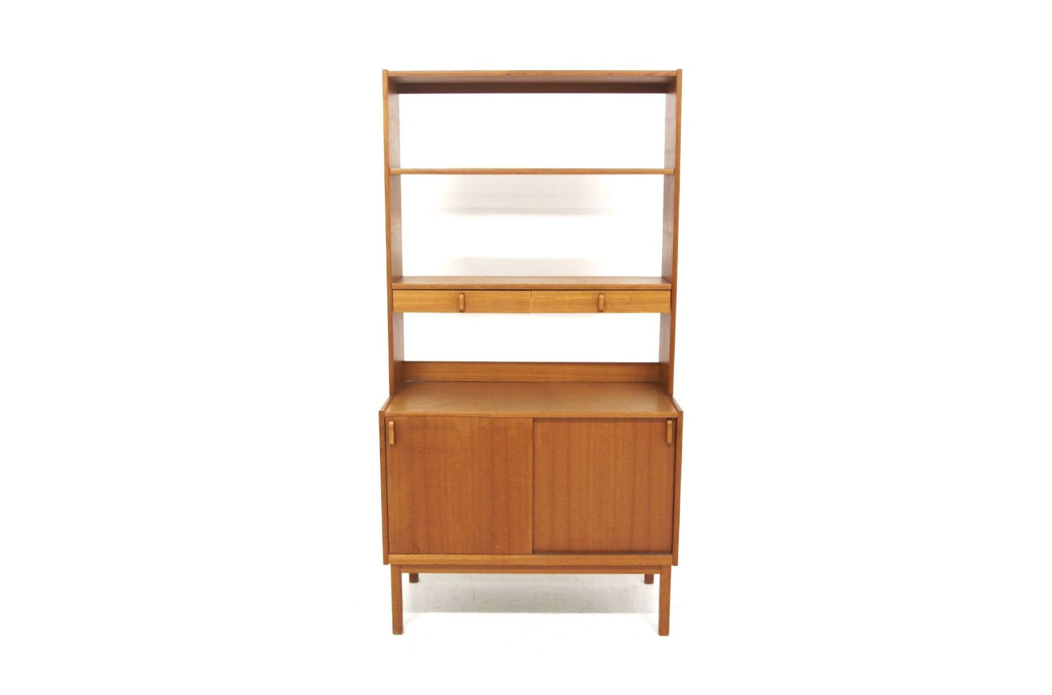 Scandinavian teak bookcase by Bertil Fridhagen for Bodafors, Sweden, 1960