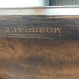 Rectangular coffee table from the 40s mirror
