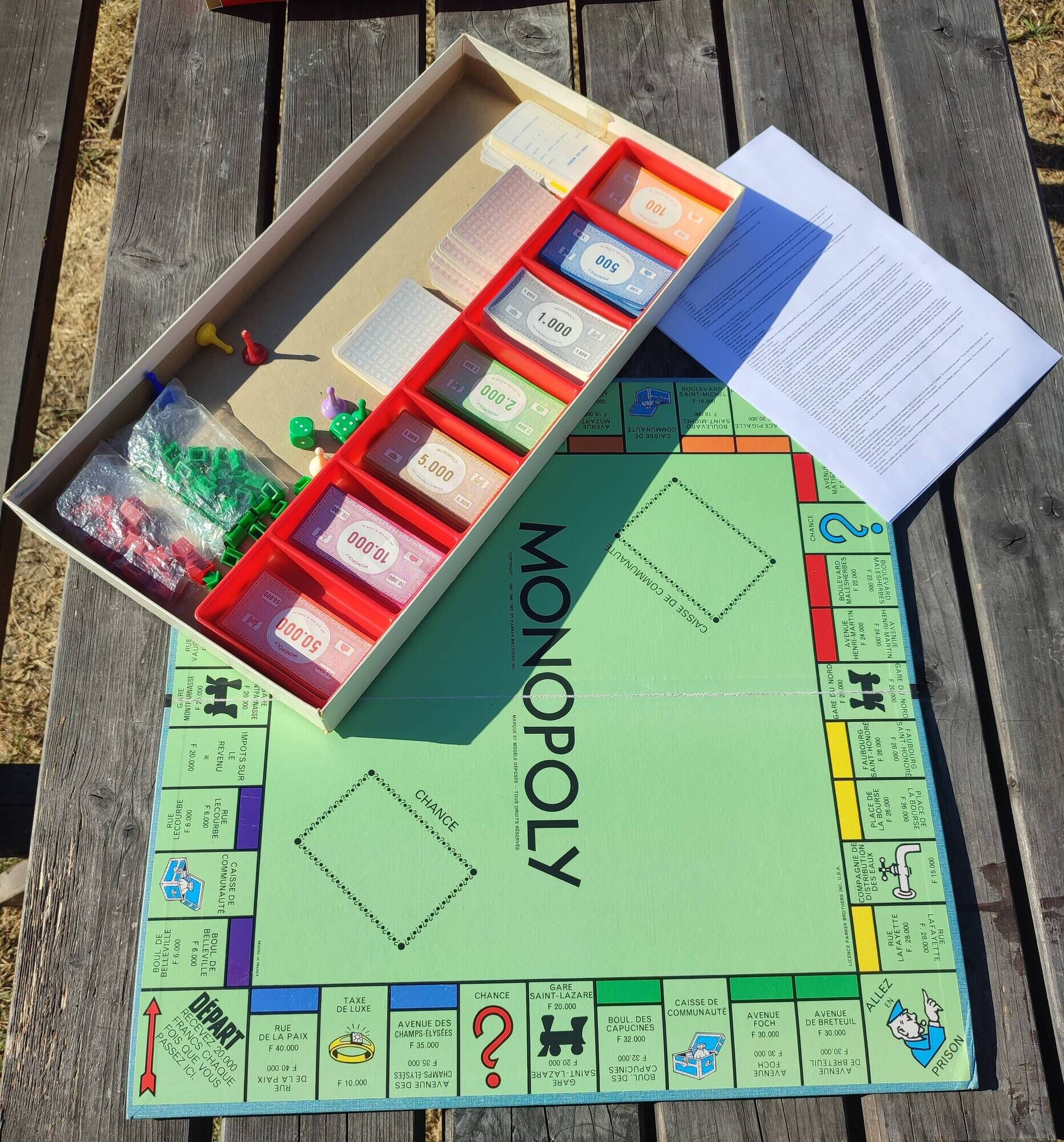 Vintage Monopoly board game Miro Company