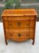 Commode in a mixed Louis XV and Louis Philippe style, made of solid walnut with dovetail joints.