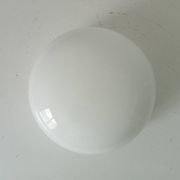 Old vintage globe lampshade in opaline.
