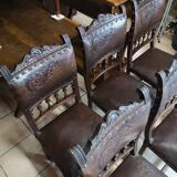 Lot of 6 chairs Henri II