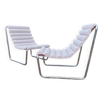 Pair of Michel Boyer armchairs