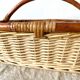 Wicker and rattan basket 34 x 34