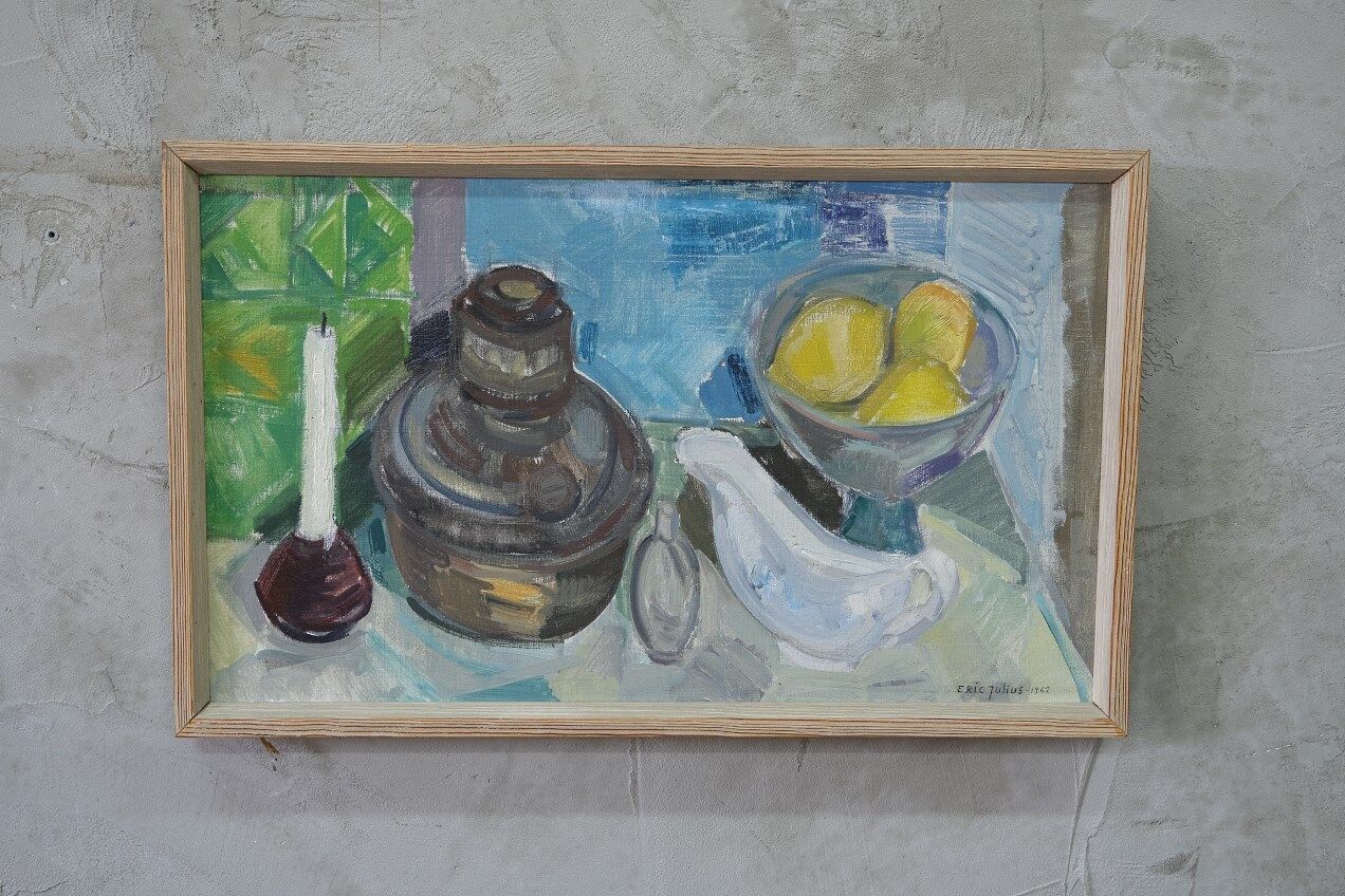 Eric Julius Svensson (1920-1995), Swedish Modern Painting, 1962, Oil on Canvas