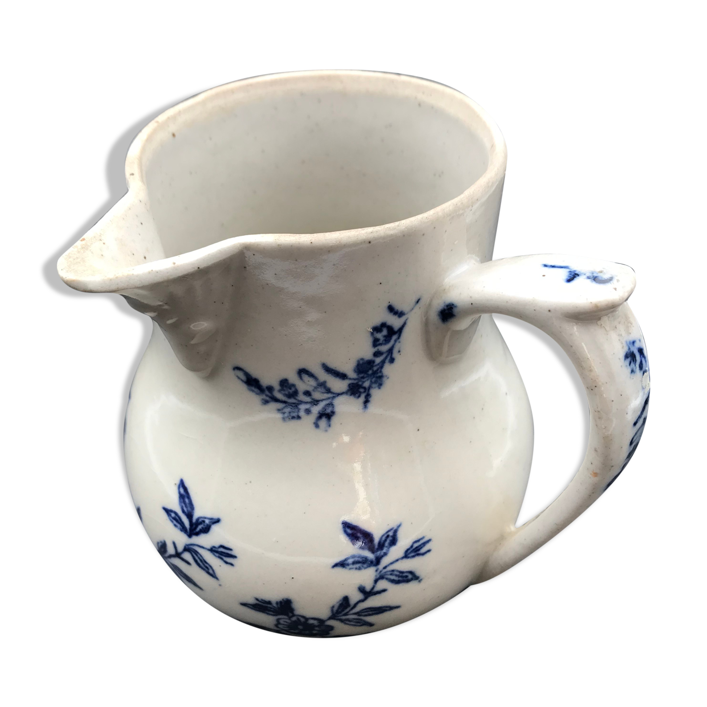 Vintage pitcher iron earth