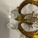Crystal Bronze Sconces Set of 2 1950’s