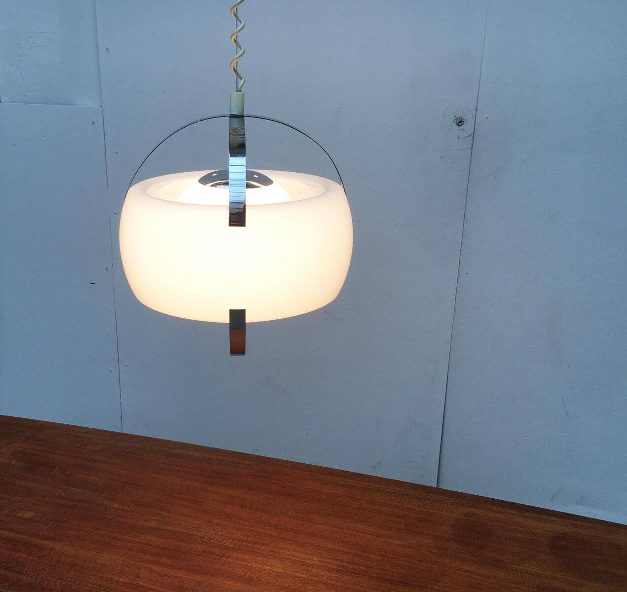 Vintage space-age pendant lamp